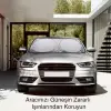 Araç Oto Ön Cam Çift Daireli Gümüş Kaplama Güneş Kalkanı Branda-(5775)