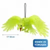 Asılabilir Lateks Kartal Dekor Süsü Yeşil 17-18 Cm