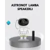 Astronot Şekilli Galaxy Projeksiyon Lambası Nebula Efektli Dekoratif Lamba