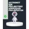 Astronot Tasarımlı Gün Batımı Efektli Şarjlı LED Lamba