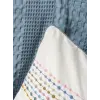 Aura Çift Kişilik Pike Takımı Pebble İndigo