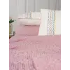 Aura Çift Kişilik Pike Takımı Pebble Pembe