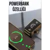 Aynalı Bluetooth Kulaklık Telefon Standlı Dijital Göstergeli