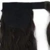 Bağlamalı Kabarık Daalı At Kuyruğu / Açık Kahve