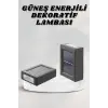 Bahçe Aydınlatması Solar Güneş Enerjili Dekoratik Led Işıklı Lamba