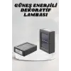 Bahçe Aydınlatması Solar Güneş Enerjili Dekoratik Led Işıklı Lamba