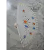 Bambu Çift Taraflı Yelpaze Karışık Renkler 12li Paket