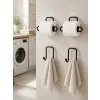 Banyo ve Mutfak İçin 4 Parça Set 2 Adet Kağıtlık 2 Adet Havlu Askısı