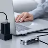 BASEUS Bending Angle No.7 Çok fonksiyonlu 6 Port Type-C Hub (CAHUB-CWJ0G)-(5775)