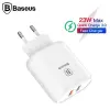 Baseus Bojure Series Dual-USB QC 3.0 18W Hızlı Şarj Aleti Başlık-(5775)