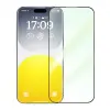 Baseus Corning iPhone 15 Pro Full Koruma Eye-Protection Tempered Cam Ekran Koruyucu-(5775)