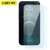 Baseus Crystal 0.3mm iPhone 12 Pro Max Tempered Ekran Koruyucu 2 Adet Set-(5775)