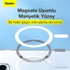 Baseus Crystal iPhone 12 Pro Max Kılıf Magsafe Uyumlu Manyetik Kılıf-(5775)