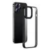 Baseus Crystal iPhone 13 Pro 6.1 Kılıf Jel Çerçeve Zırhlı Silikon Kılıf-(5775)