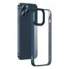 Baseus Crystal iPhone 13 Pro Max Kılıf Jel Çerçeve Zırhlı Silikon Kılıf-(5775)