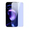 Baseus Crystal iPhone 15 Pro Max Full Koruma Anti Mavi Işık Tempered Cam Ekran Koruyucu 2 Adet Set-(5775)