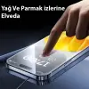 Baseus Crystalline iPhone 15 Pro için Parlama Önleyici Tempered Cam Ekran Koruyucu-(5775)