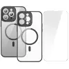 Baseus Frame Series iPhone 14 Pro Max 6.7 Kamera Koruyuculu Magsafe Kılıf + Tempered Ekran Koruyucu-(5775)