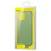 Baseus Frosted Glass iPhone 12 -12 Pro 6.1inch Shockproof Koruyucu Kılıf-(5775)