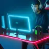 BASEUS Game Light RGB 5050 Esnek Oyuncu Pc LED Şerit Işık 5W15 m-(5775)
