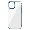 Baseus Glitter Case İPhone 12 Mini 5.4  Şeffaf Lüx Silikon Kılıf Soft TPU Kılıf-(5775)