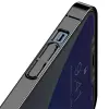 Baseus Glitter Case İPhone 12 Mini 5.4  Şeffaf Lüx Silikon Kılıf Soft TPU Kılıf-(5775)