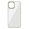 Baseus Glitter İPhone 12/12 Pro Şeffaf Lüx Silikon Kılıf Soft TPU Kılıf-(5775)