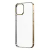 Baseus Glitter İPhone 12/12 Pro Şeffaf Lüx Silikon Kılıf Soft TPU Kılıf-(5775)