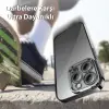 Baseus Glitter iPhone 14 Pro 6.1 Renkli Kenar Silikon Kılıf + Tempered Ekran Koruyucu Set-(5775)