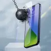Baseus İPhone 12 Mini 5.4 0.3mm Ful Tempered Cam Ekran Koruyucu 2 Adet Set-(5775)