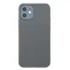 Baseus İPhone 12 Mini 5.4 Comfort İnce Şeffaf Kılıf Matte PP Kılıf-(5775)