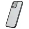Baseus iPhone 12 Mini Kamera Lens Koruyuculu Frame Kılıf-(5775)