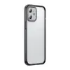 Baseus iPhone 12 Mini Kamera Lens Koruyuculu Frame Kılıf-(5775)