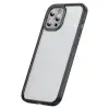 Baseus iPhone 12 Pro Max Kamera Lens Koruyuculu Frame Kılıf-(5775)