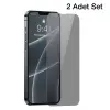 Baseus iPhone 13 Mini Privacy Hayalet Cam Ekran Koruyucu 2 Adet Set-(5775)