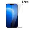 Baseus iPhone 14 Plus/13 Pro Max 6.7 0.3mm Full Koruma Tempered Cam Ekran Koruyucu 2 Adet Set-(5775)
