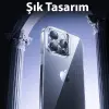 Baseus iPhone 15 Schott Serisi Şeffaf Silikon Kılıf + Tempered Ekran Koruyucu Set-(5775)