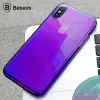 Baseus İPhone Xs Max Glow Case Şeffaf Silikon Kılıf-(5775)