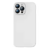 Baseus Liquid iPhone 13 Pro Max Kılıf Kamera Korumalı İçi Kadife Silikon Kılıf-(5775)