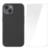 Baseus Liquid Silica Gel iPhone 14 6.1 Magsafe Silikon Kılıf + Tempered Ekran Koruyucu Set-(5775)