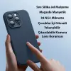 Baseus Liquid Silica Gel iPhone 14 Pro 6.1 Magsafe Silikon Kılıf + Tempered Ekran Koruyucu Set-(5775)