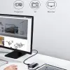 Baseus Magic Çok Fonksiyonlu Klipsli Type-C HUB 6in1 (USB3.0+SD+TF+HDMI+Type-C+3.5mm) Adaptör Çoklay-(5775)