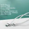Baseus Mini White Micro USB 4A OPPO VIVO Dash Usb Şarj Kablosu 0.5cm-(5775)