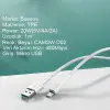 Baseus Mini White Micro USB 4A OPPO VIVO Dash Usb Şarj Kablosu 1Metre-(5775)