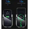 Baseus Rock-Solid Tam Otomatik 10W Wireless Kablosuz Araç Şarj Tutucu-(5775)
