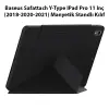 Baseus Safattach Y-Type IPad Pro 11 Inç (2018-2020-2021) Manyetik Standlı Kılıf-(5775)
