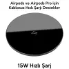 BASEUS Simple 15W Upgraded Version Wireless Kablosuz Şarj Cihazı-(5775)