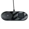 Baseus Simple 2in1 Kablosuz Wireless Şarj 18W iPhones+iPods-(5775)