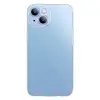 Baseus Simple Case iPhone 14 Plus 6.7 Kamera Korumalı İnce Silikon Şeffaf Kılıf-(5775)