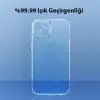 Baseus Simple Case iPhone 14 Plus 6.7 Kamera Korumalı İnce Silikon Şeffaf Kılıf-(5775)